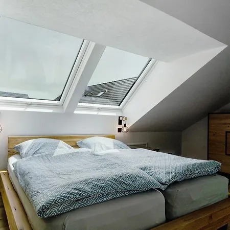 Moderne Offene Dachgeschosswohnung アパート *