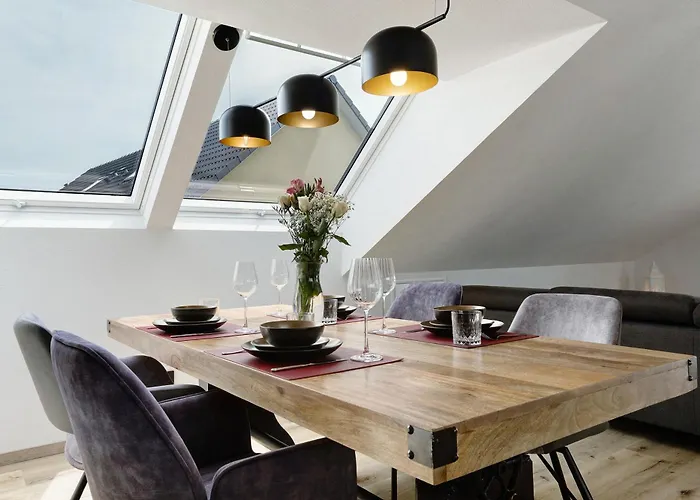 Moderne Offene Dachgeschosswohnung