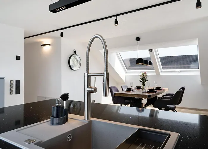 Moderne Offene Dachgeschosswohnung Appartement