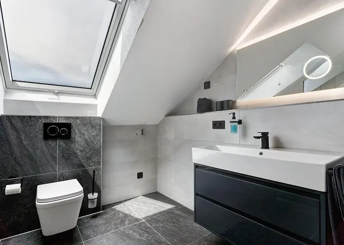 Moderne Offene Dachgeschosswohnung Appartement